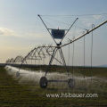 Traveling sprinkler center pivot irrigation system